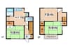 コ－ポのじ１号棟 3Kの間取り