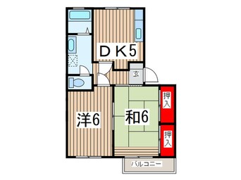 間取図 グレースハイツ新町Ⅰ