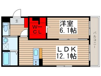 間取図 ルールドクロワール