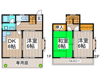 間取図 ガ－デンハウス西野