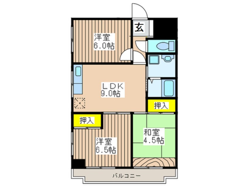 間取図 第５小池ビル