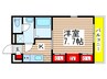 リブリ・プランドールＮＡ 1Kの間取り