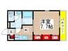 リブリ・プランドールＮＡ 1Kの間取り