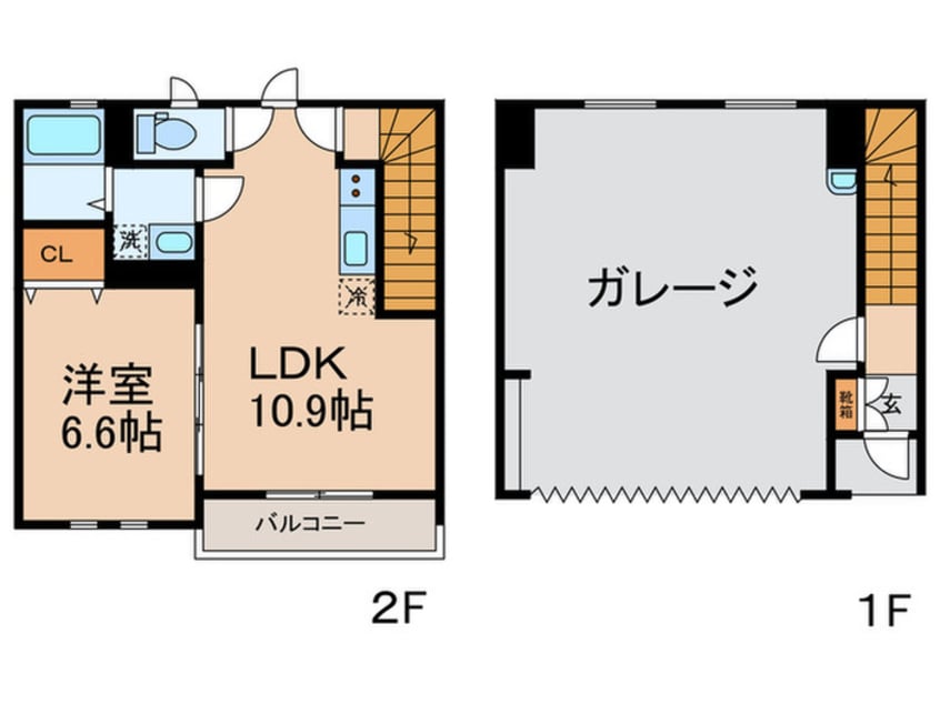 間取図 エスポワール三郷A 棟