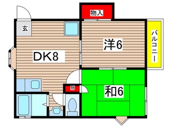 間取図 ラ－ク