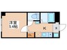 イースタイルさくら通り 1Kの間取り