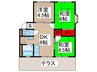 中島ハイツＡ 3DKの間取り