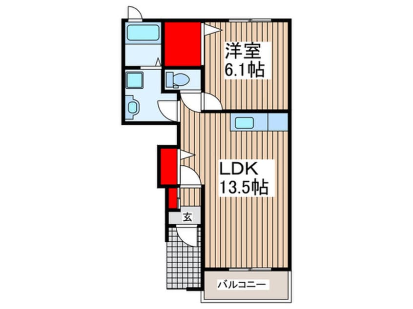 間取図 ベル　フレール