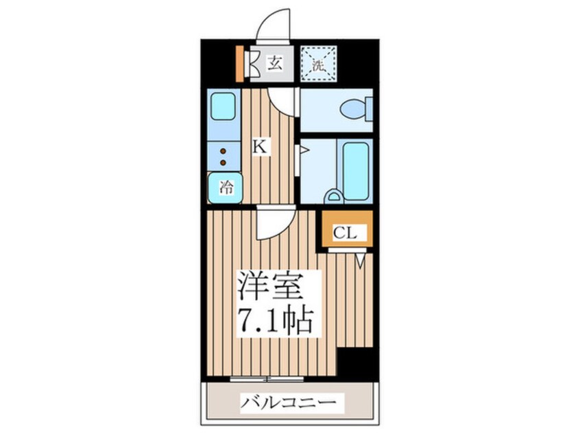 間取図 ﾗｲｼﾞﾝｸﾞﾌﾟﾚｲｽ練馬関町(401)