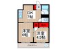 浦和領家コ－ポＤ 2DKの間取り