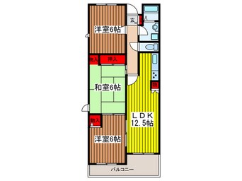 間取図 コスモパレス