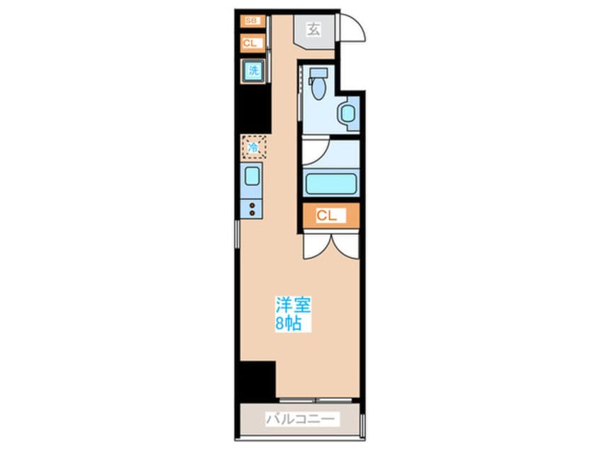 間取図 ミリアレジデンス北新宿
