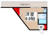 Ｐｏｃｋｅｔｓ 1Rの間取り