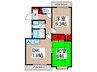 メゾン竹内 2DKの間取り