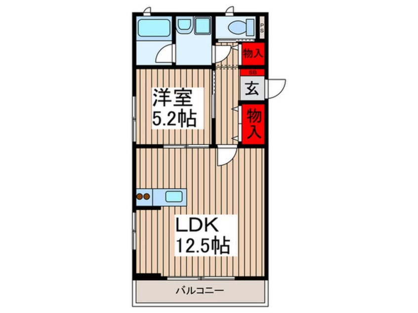 間取図 ウエスト