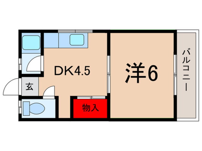 間取図 第二浜中荘