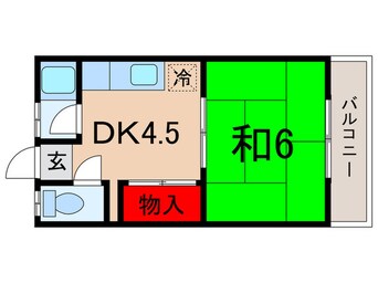 間取図 第二浜中荘