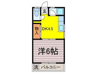 間取図 第二浜中荘