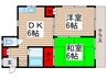 プレ－ンハイム 2DKの間取り
