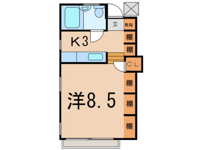 間取図 シルバーエクセル