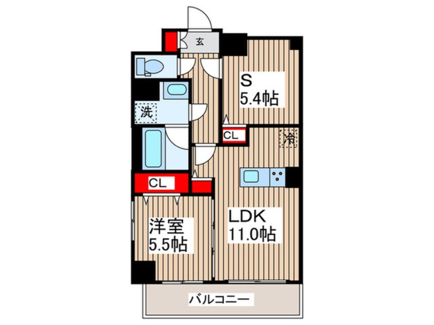 間取図 Par Bonheur