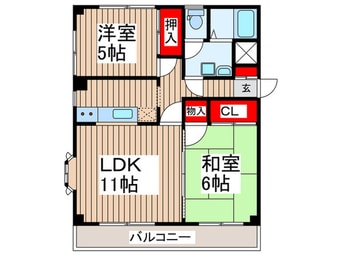 間取図 メゾン弥生