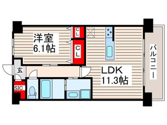 間取図 higashikomatsugawaapartment