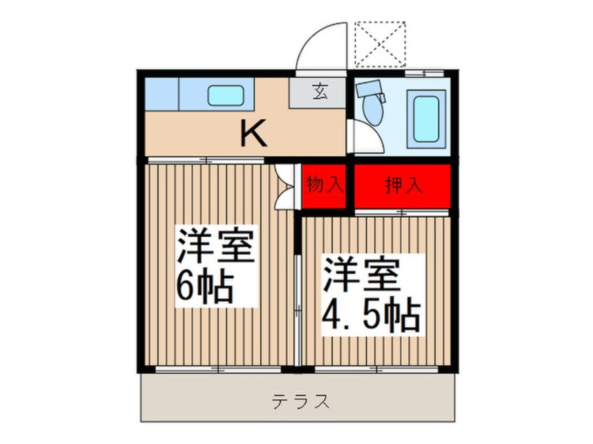 間取図 フジハイム