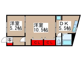 間取図 第２　いぬいマンション