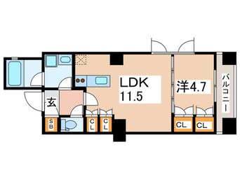 間取図 コンフォリア東池袋ＷＥＳＴ