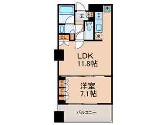 間取図 コンフォリア東池袋ＷＥＳＴ