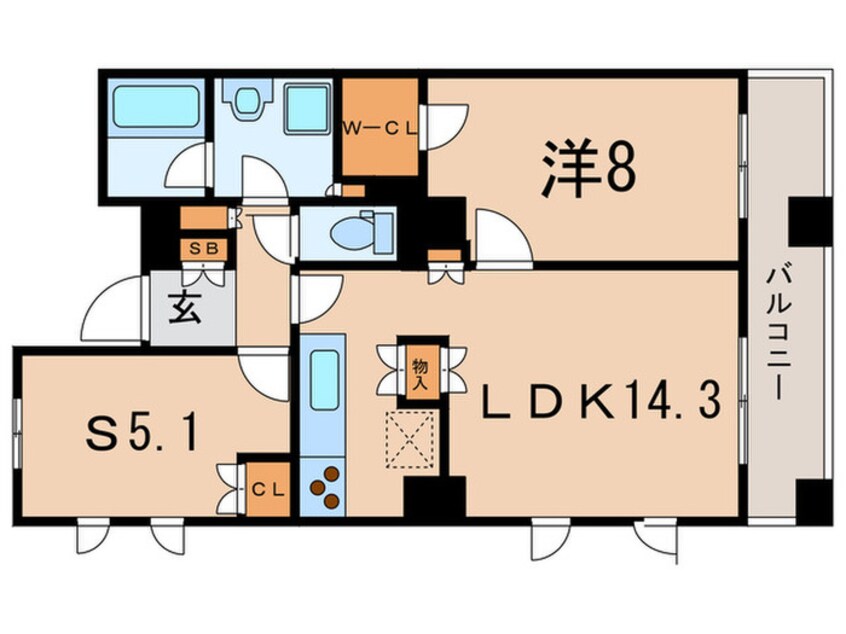 間取図 コンフォリア東池袋ＷＥＳＴ