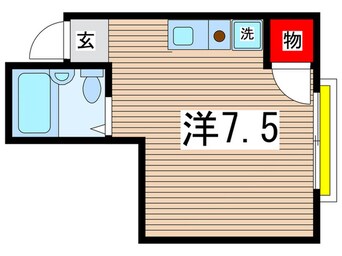 間取図 フラットアイアン国立