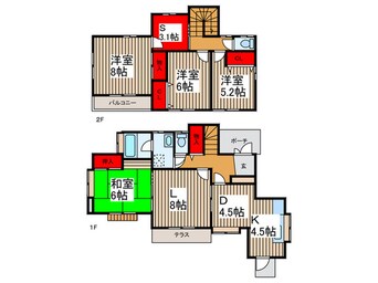 間取図 グリーンヒル梅の台