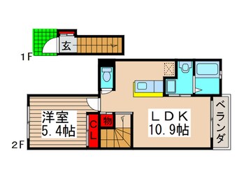 間取図 プロムナード貝塚公園Ⅱ