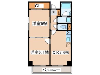 間取図 シェ・モア桜ヶ丘