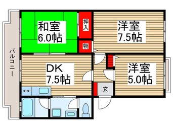 間取図 アメニティーふじみ野