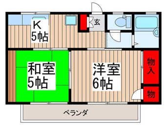 間取図 ゴールドシティハイツ２