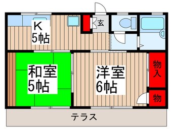 間取図 ゴールドシティハイツ２