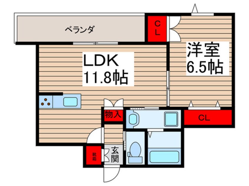 間取図 エストフォート上本郷