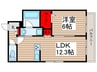 エストフォート上本郷 1LDKの間取り