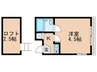 MAC大山ハイム B棟 1Kの間取り