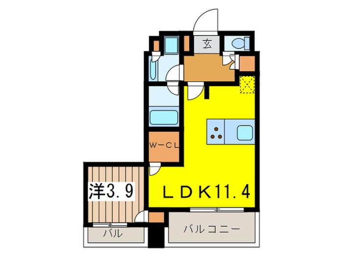 間取り図 リビオ日本橋人形町（1105）