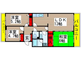 間取図 グランディア花通