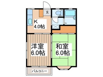 間取図 リバーサイドグリーン