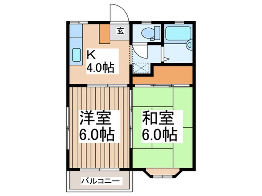 間取図 リバーサイドグリーン