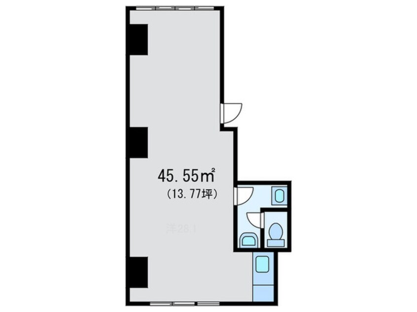 間取図 高宮ビル（3階）