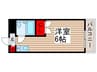 サンライズ柏 1Rの間取り
