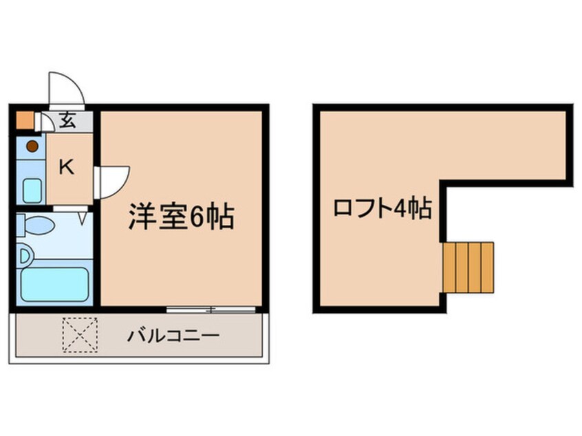 間取図 カオパレスＮＯ.５