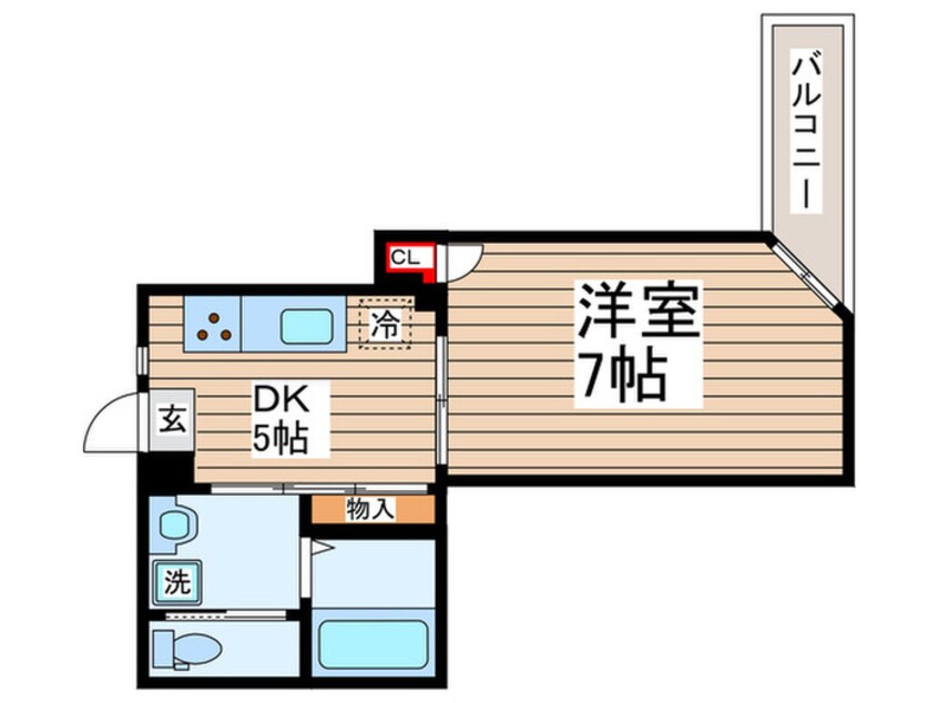 間取図 カネサカ第２関口マンション